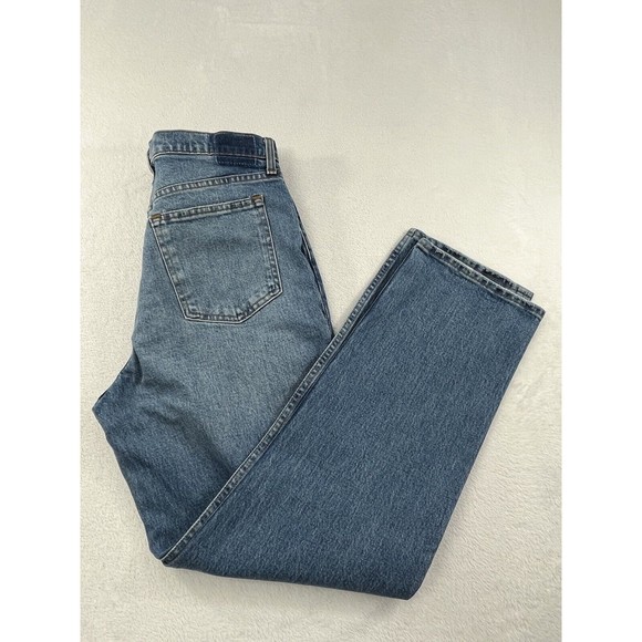 COPY - NWT Abercrombie & Fitch The 90s Straight Ultra High Rise 31, 12 R Distre… - Picture 1 of 13